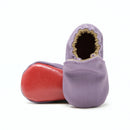Little Grapefruit Baby Shoes Dusty Rose Linen