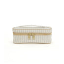 SoYoung  Linen Beauty Essentials Poche - Sand & Stone Beach Stripe FINAL SALE