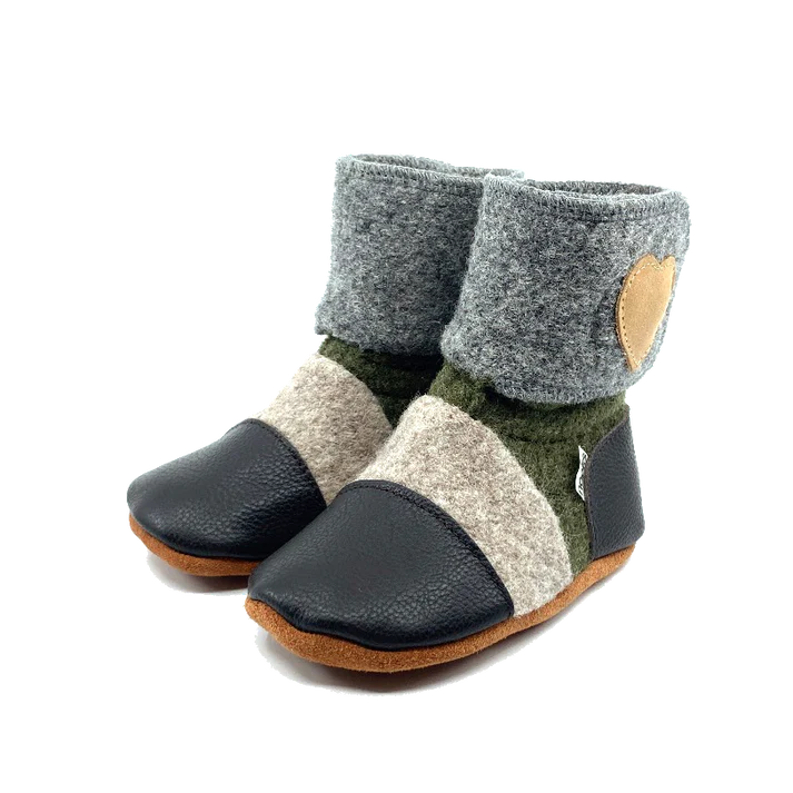 Nooks Felted Bootie - Sapling