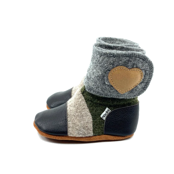 Nooks - Felted Bootie - Sapling