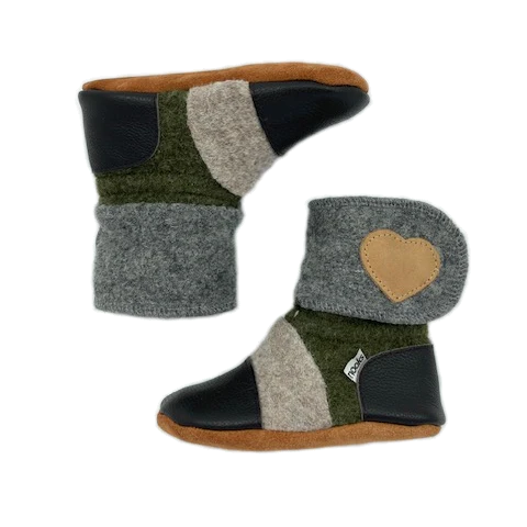 Nooks - Felted Bootie - Sapling