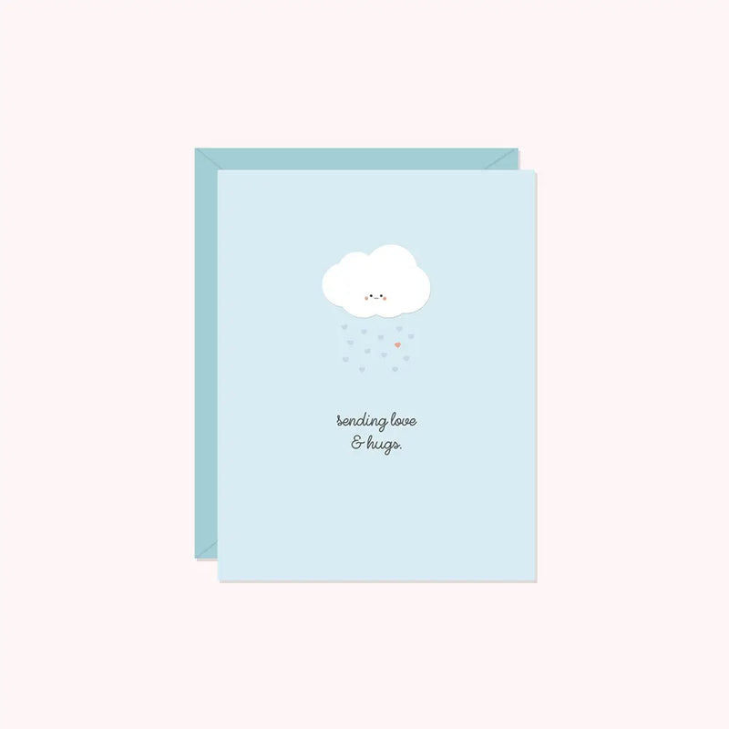 Halifax Paper Hearts Greeting Cards - Sending Love & Hugs
