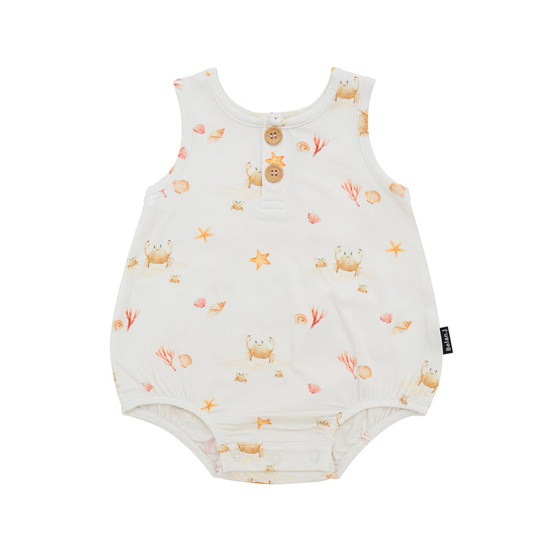 Belan J - Sleeveless Bubble Romper - Seaside - FINAL SALE