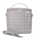 SoYoung Lunch Poche - Light Grey Grid FINAL SALE