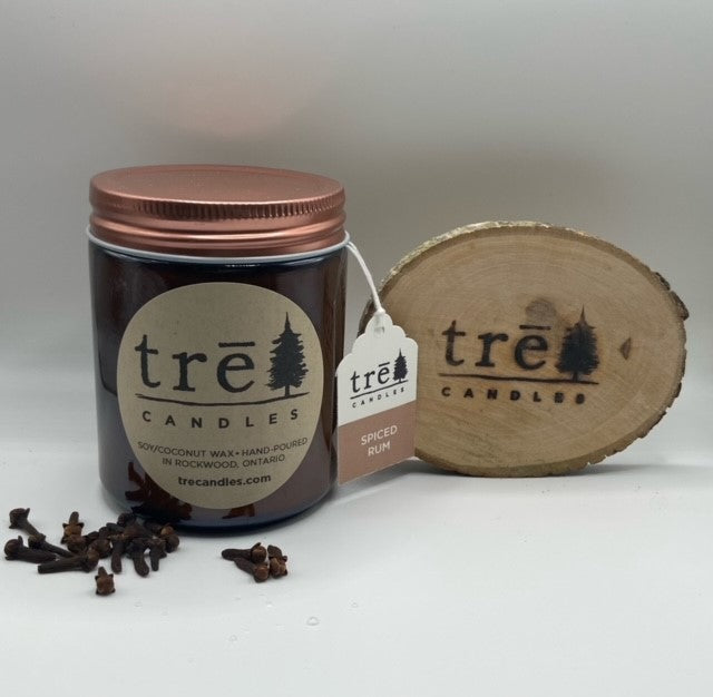 Tre Candles - Soy & Coconut Wax Candles - Spiced Rum
