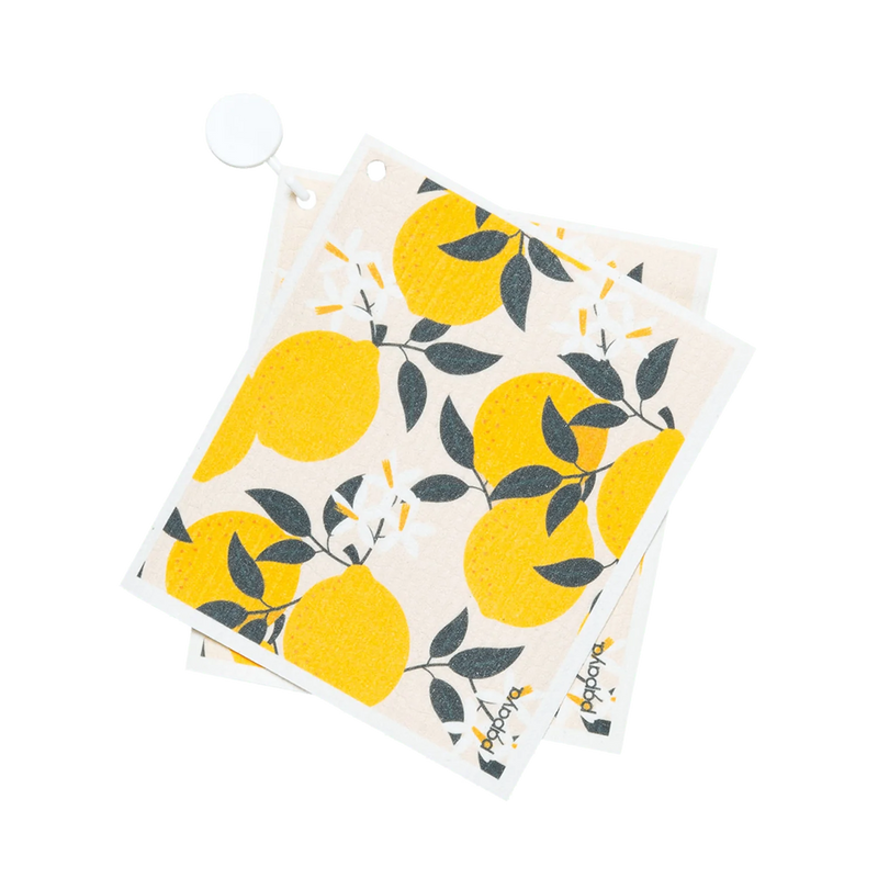 Papaya Reusable Paper Towel 2-pack 2 Sheets + 1 Hanging Hook - Squeeze the Day