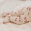 Petit Lem Ribbed Sleeper Strawberry