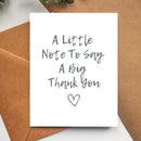 Balsam Paper Co - Thank you Greeting Card