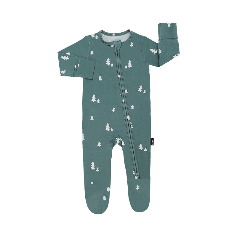 Belan J - Footed Zipper Sleeper Tiny Trees