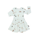 Belan J Long Sleeve Twirl Dress Tractors