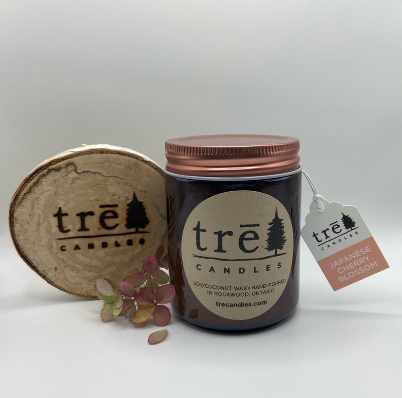 Tre Candles - Soy & Coconut Wax Candles -  Japanese Cherry Blossom