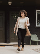 Blondie Apparel - Cropped Valley Tee White