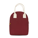 Fluf - Organic Cotton Zippered Lunch Pail - Vintage Burgundy