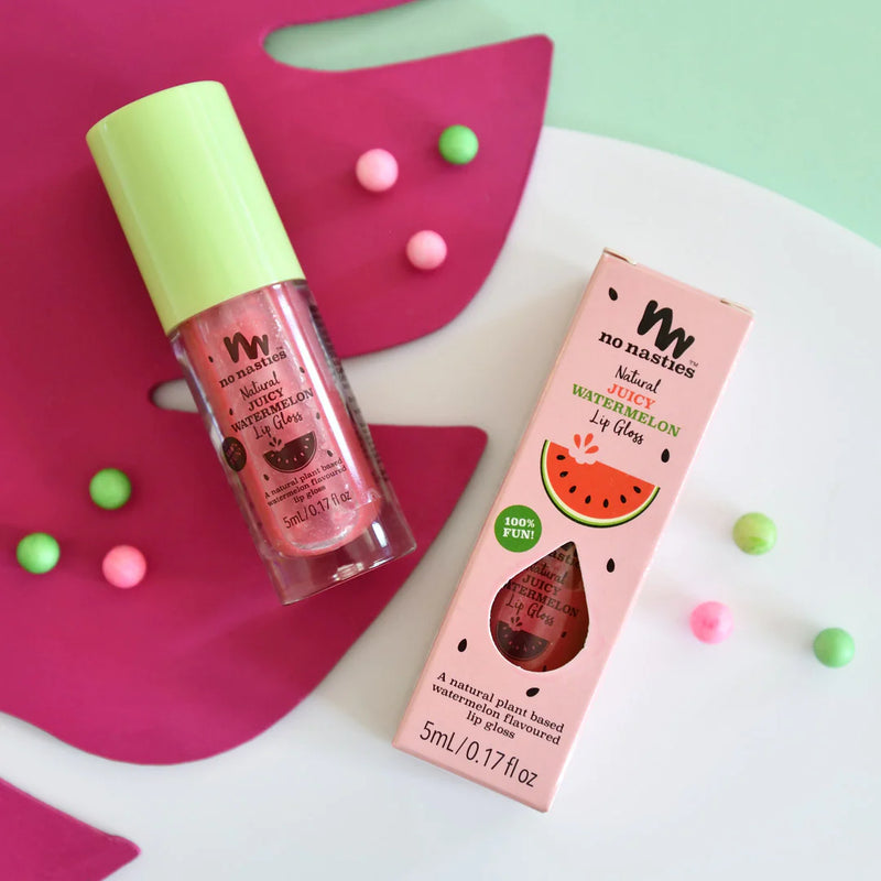 No Nasties - Natural Kids Lip Gloss Juicy Watermelon