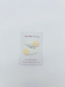 Aurelia & Co. Mini Flower Baby Fabric Hair Barrettes