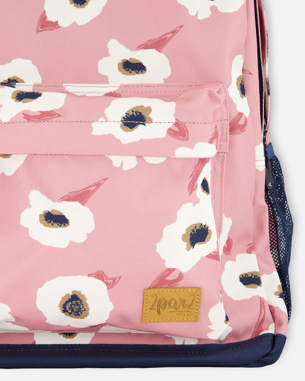 Deux Par Deux - Backpacks - Off White Flowers