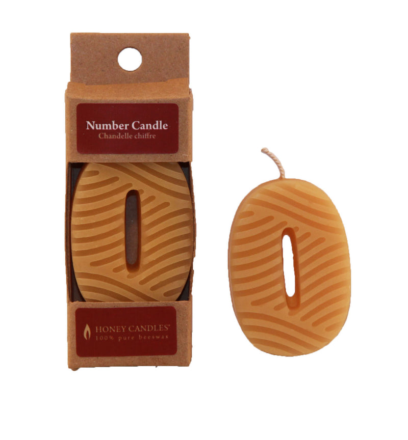 Honey Candles  - Numbered Beeswax Candles