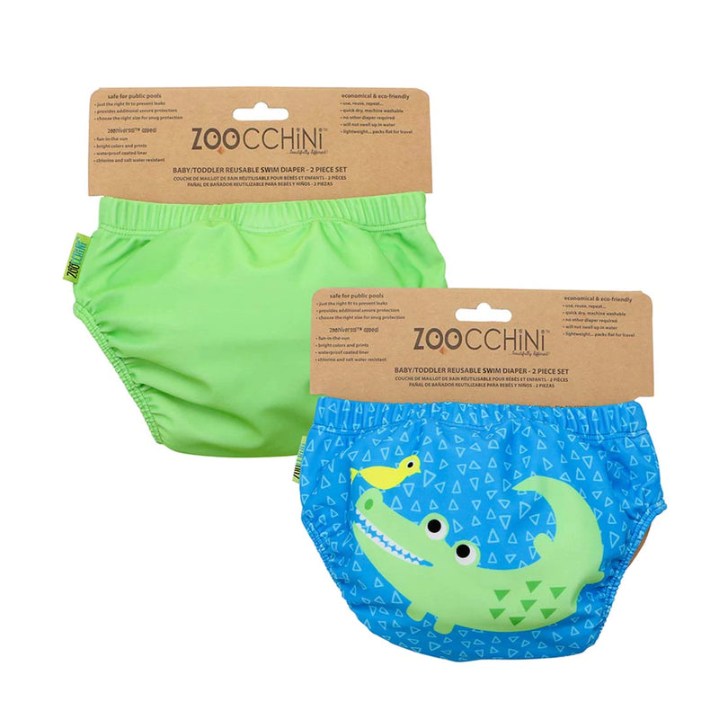 Zoocchini - Swim Diaper - 2 pc set - Alligator