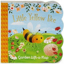 Little Yellow Bee Chunky Lift A Flap Board Book - By Ginger Swift