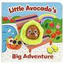 Little Avocado's Big Adventure Board Book Finger Puppet Board Book
