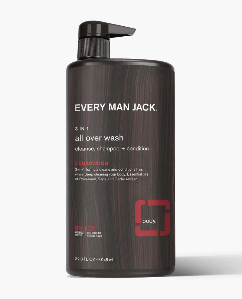 Every Man Jack - Cedarwood 3-in-1 All Over Wash