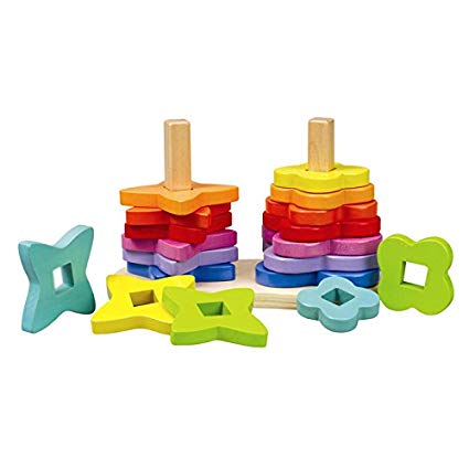 Hape - Double Rainbow Stacker