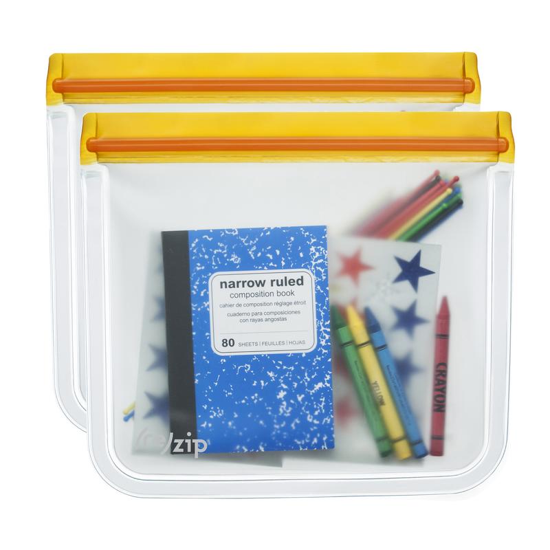 (re)zip - 2 Pack Reusable, Leakproof Storage Bags
