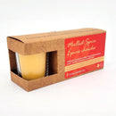 Honey Candles - Pack of 3 Essential Votive Candles - Mulled Spice