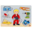 Goki - Lift Out Puzzle - Handy Man