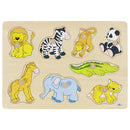 Goki - Zoo Animals Lift Out Puzzle