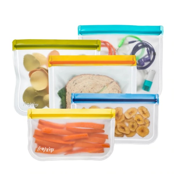 (re)zip - Lay Flat Lunch & Snack Bag 5 Piece Kit