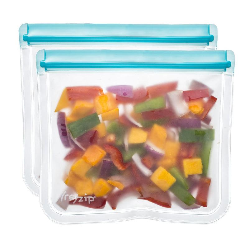 (re)zip - 2 Pack Reusable, Leakproof Storage Bags