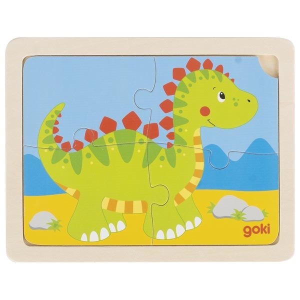 Goki - 4pcs Beginner Puzzles