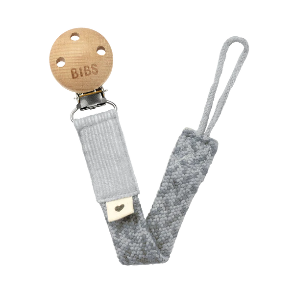 BIBS - Pacifier Clip - Cloud / Iron