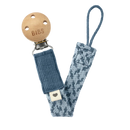 BIBS - Pacifier Clip - Petrol / Baby Blue