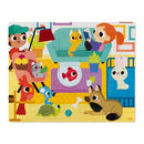 Janod -  Pets 20 Piece Tactile Puzzle