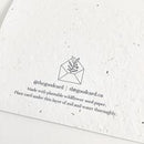 The Good Card - Plantable Seed Paper Greeting Card - Holiday Collection FINAL SALE