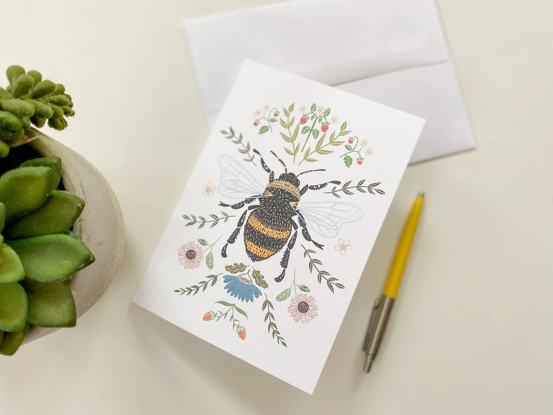 Your Green Kitchen - Bee Greeting Card