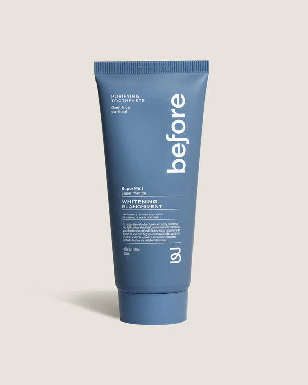 Before Self Care -  Purifying Toothpaste - Whitening SuperMint with Fluoride