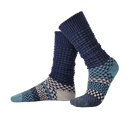 Solmate - Adult Fusion Slouch Socks - Cerulean