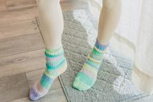 Solmate Adult Crew Socks - Chick-a-dee