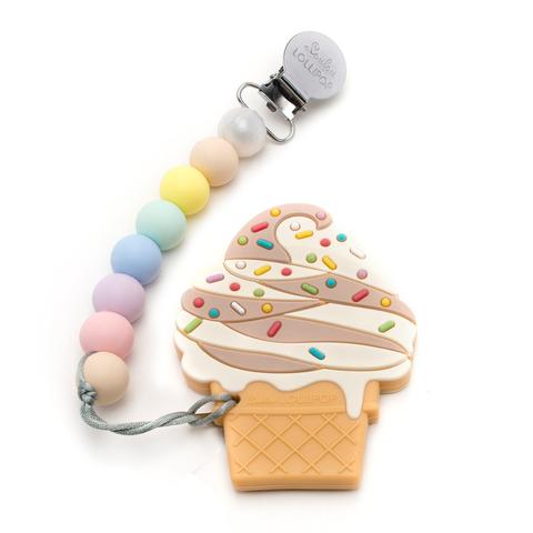 Loulou Lollipop - Chocolate Ice Cream  Silicone Teether
