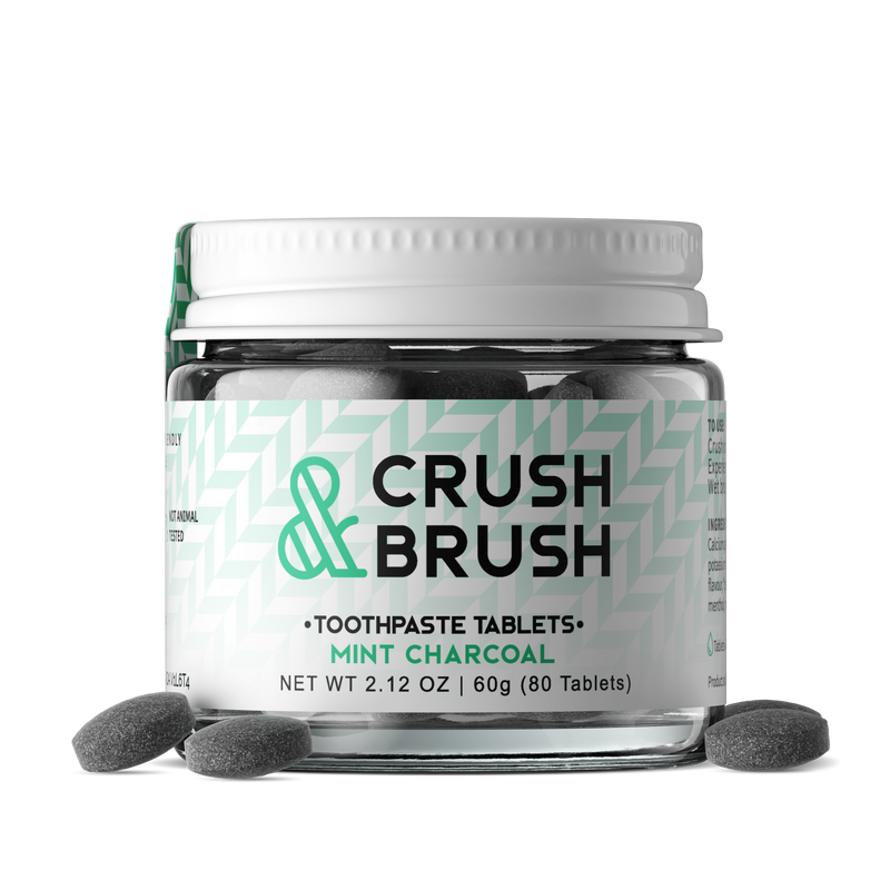 Nelson Naturals - Crush & Brush Charcoal Mint