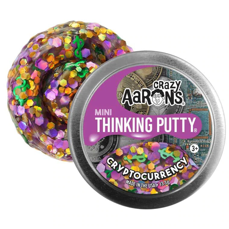 Crazy Aaron Thinking Putty - Mini Tin - Cryptocurrency