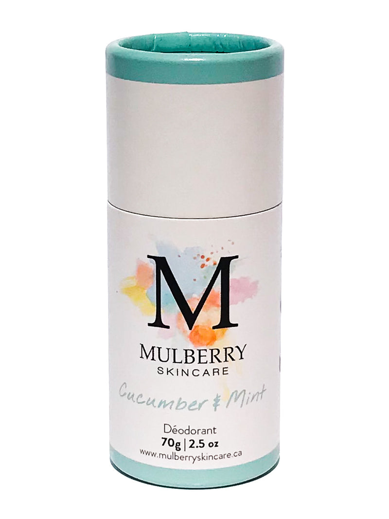 Mulberry Skincare Cucumber Mint Deodorant (Baking Soda Free)