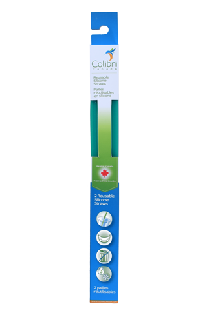Colibri-  Reusable Silicone Straws- 2 Pack