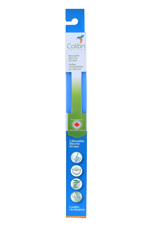 Colibri-  Reusable Silicone Straws- 2 Pack
