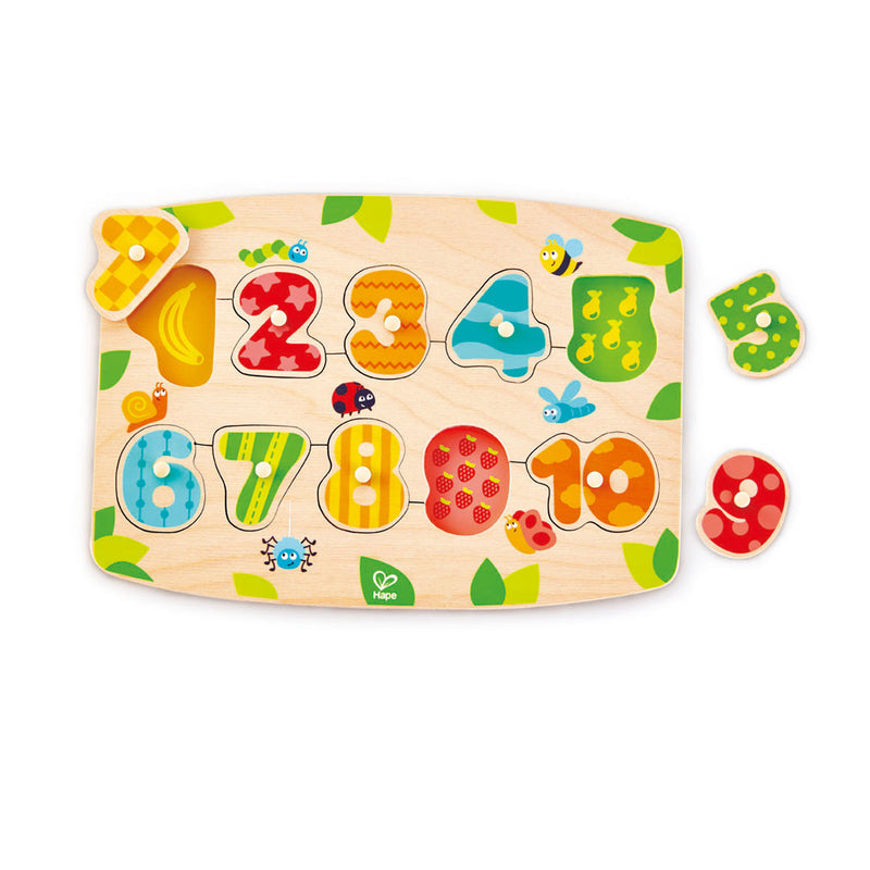 Hape - Number Peg Puzzle