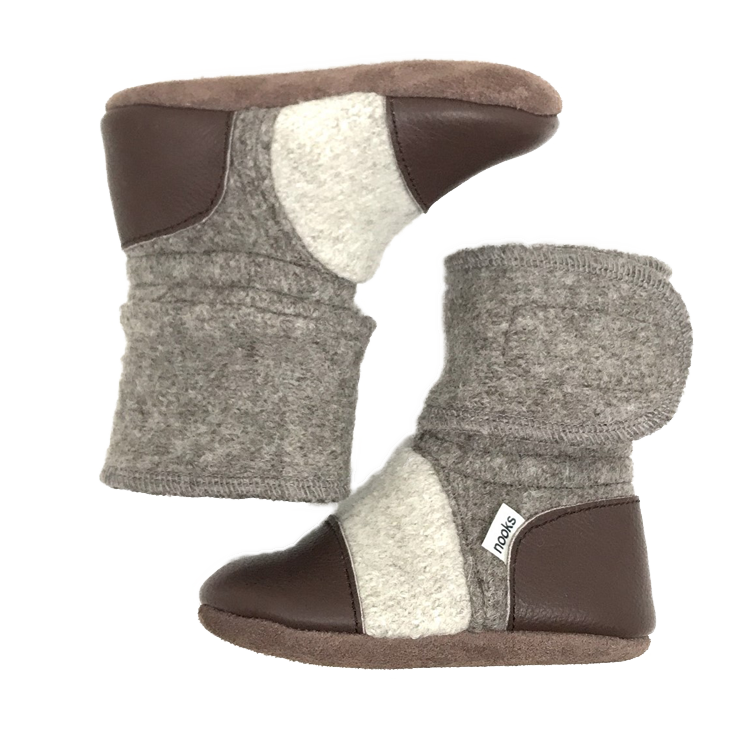 Nooks - Felted Bootie - Coco