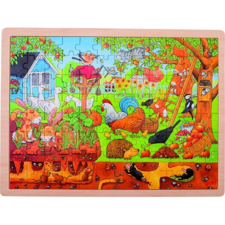 Goki - 96pc Wooden Jigsaw Puzzle